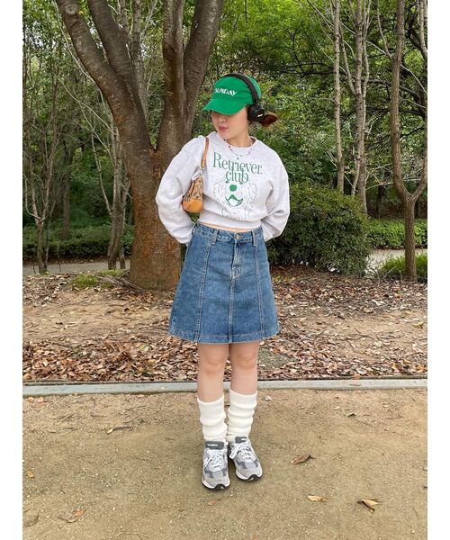 Retriever Club（レトリーバークラブ）の「LAUGHING RETRIEVER CROP CREWNECK [GREEN]（スウェット・レディース・その他・SMALL/MEDIUM）」の20枚目の写真