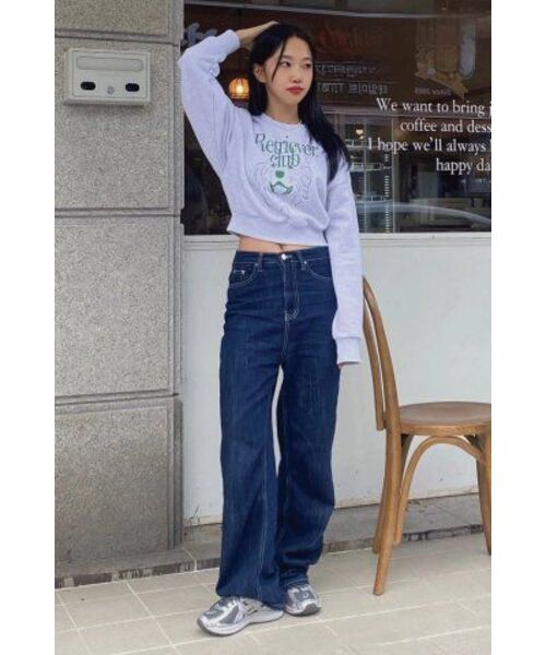 Retriever Club（レトリーバークラブ）の「LAUGHING RETRIEVER CROP CREWNECK [GREEN]（スウェット・レディース・その他・SMALL/MEDIUM）」の21枚目の写真