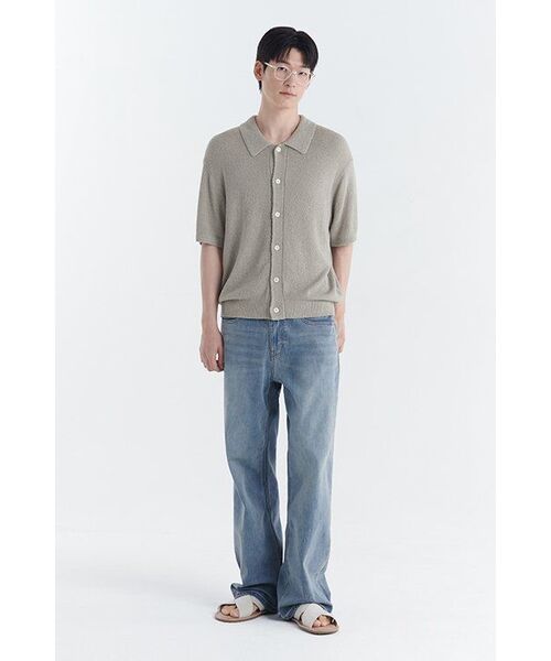 MUSINSA STANDARD（ムシンサスタンダード）の「[クールタンダード] ワイドデニムパンツ [ライトインディゴ]（デニムパンツ・メンズ・その他・40/38/42/36/34/32/30/31/33/26/27/28/29）」の13枚目の写真