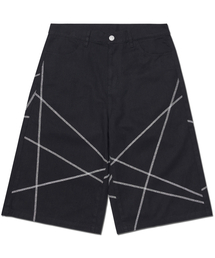 S.L BERMUDA PANTS - BLACK