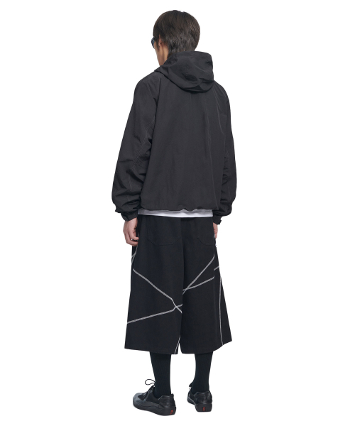 NOMANUAL(NOMANUAL)の「S.L BERMUDA PANTS - BLACK(その他パンツ・レディース・その他・SMALL/MEDIUM/LARGE/X-SMALL)」の4枚目の写真