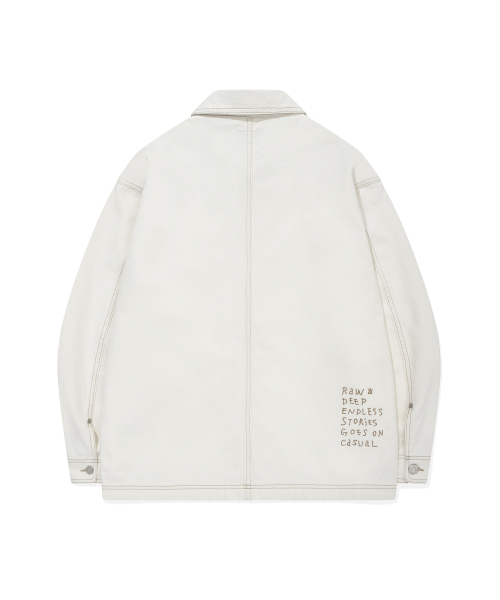 Wacky WiLLy(ワッキーウィリー)の「デニムショートジャケットエクリュ(デニムジャケット・レディース・その他・SMALL/MEDIUM/LARGE/X-LARGE)」の3枚目の写真