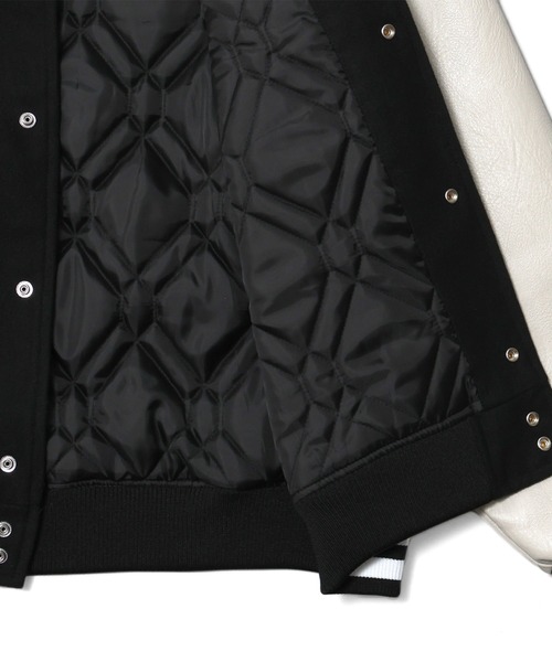 EXAMPLE(エグザンプル)の「MAJESTIC x EXAMPLE VARSITY JACKET(スタジャン・メンズ・その他・XXL/XL/L/M)」の4枚目の写真