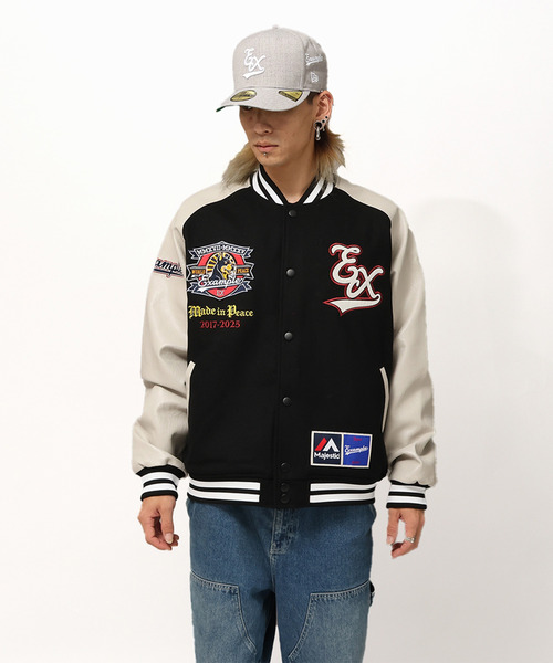 EXAMPLE(エグザンプル)の「MAJESTIC x EXAMPLE VARSITY JACKET(スタジャン・メンズ・その他・XXL/XL/L/M)」の22枚目の写真
