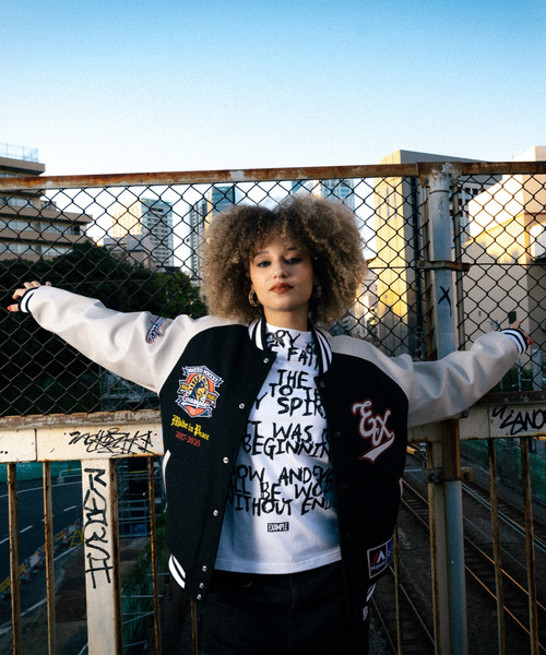 EXAMPLE(エグザンプル)の「MAJESTIC x EXAMPLE VARSITY JACKET(スタジャン・メンズ・その他・XXL/XL/L/M)」の16枚目の写真