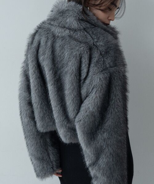 セール】【再入荷】フェイクファーブルゾン（ブルゾン）｜GALLEST