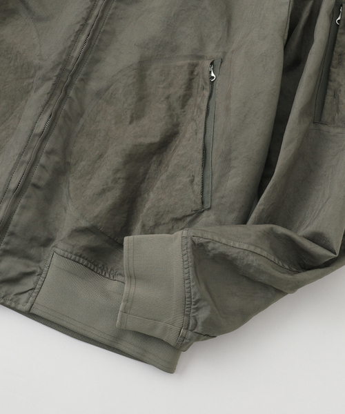 EDIFICE（エディフィス）の「Massimo Osti Studio(マッシモ オスティ スタジオ) OW SHRT JKT IN ECO LMNT JACQU（その他アウター・メンズ・チャコールグレー・LARGE）」の5枚目の写真