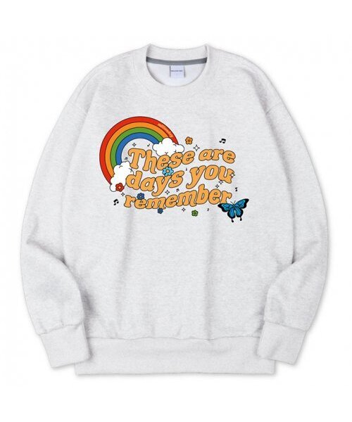MILLION DAY(ミリオンデイ)の「MILLION RAINBOW SWEATSHIRT(スウェット・レディース・ダークグリーン/パープル・LARGE/X-LARGE)」の4枚目の写真