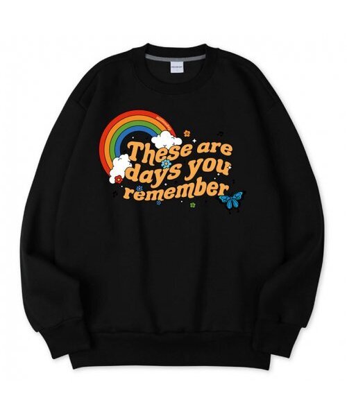 MILLION DAY(ミリオンデイ)の「MILLION RAINBOW SWEATSHIRT(スウェット・レディース・ダークグリーン/パープル・LARGE/X-LARGE)」の5枚目の写真