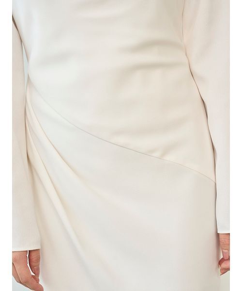 セール】ドレープバックサテンロングワンピース（ワンピース）｜SNIDEL