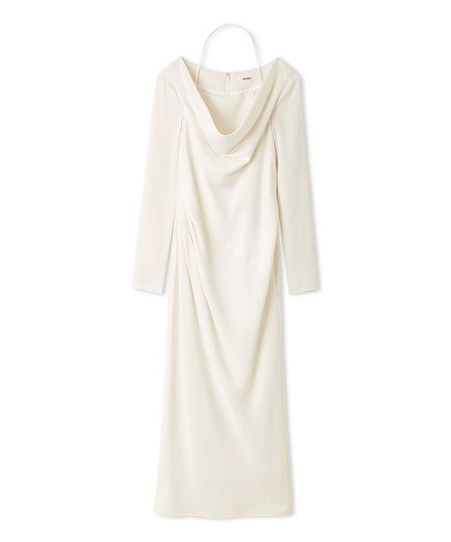 セール】ドレープバックサテンロングワンピース（ワンピース）｜SNIDEL