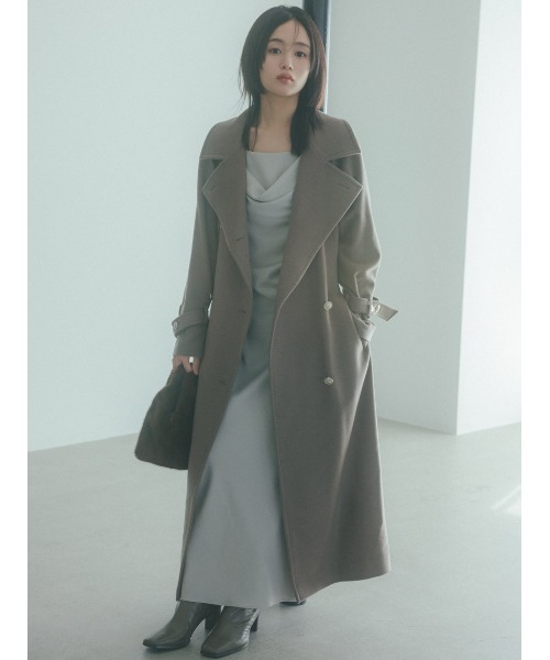 セール】ドレープバックサテンロングワンピース（ワンピース）｜SNIDEL