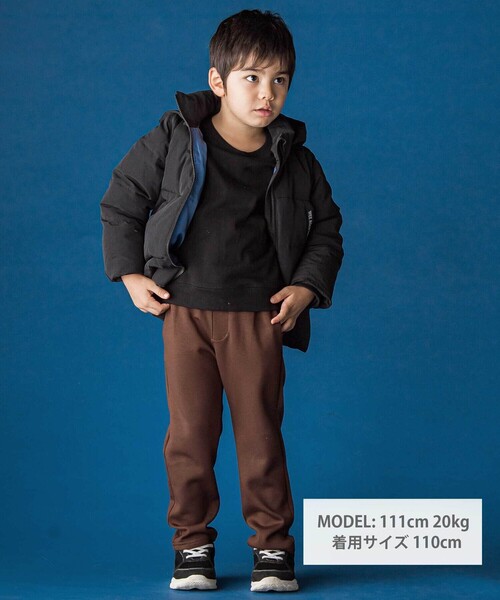 WASK（ワスク）の「袖・フード取り外しダウンジャケット(110~160cm)（ダウンジャケット/コート・キッズ・ブラック/ブルー・140cm/150cm/160cm/120cm/130cm）」の3枚目の写真