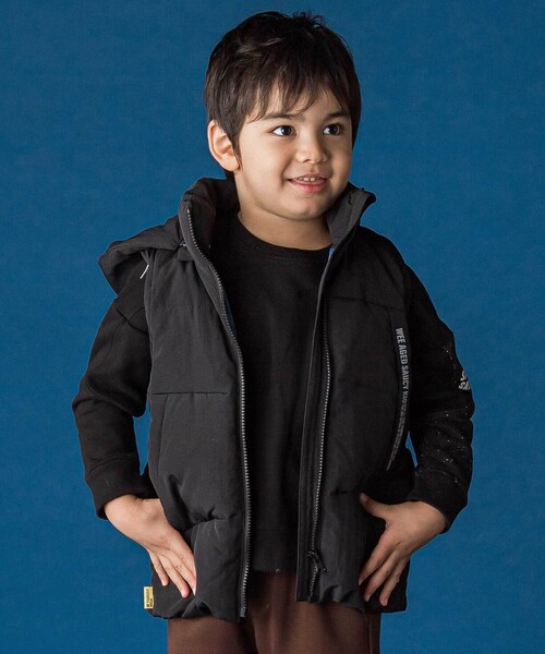 WASK（ワスク）の「袖・フード取り外しダウンジャケット(110~160cm)（ダウンジャケット/コート・キッズ・ブラック/ブルー・140cm/150cm/160cm/120cm/130cm）」の5枚目の写真