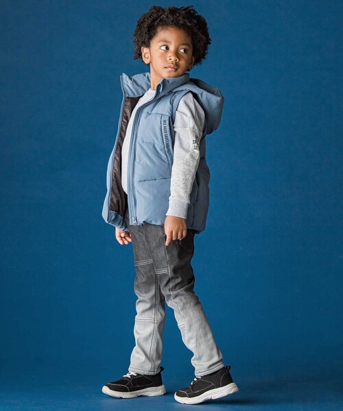 WASK（ワスク）の「袖・フード取り外しダウンジャケット(110~160cm)（ダウンジャケット/コート・キッズ・ブラック/ブルー・140cm/150cm/160cm/120cm/130cm）」の8枚目の写真