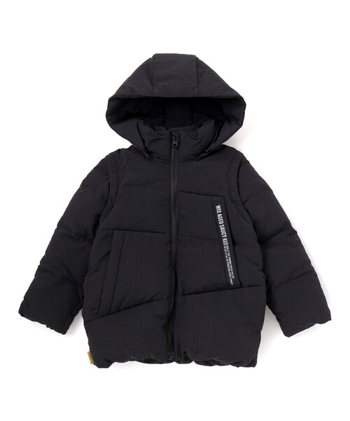 WASK（ワスク）の「袖・フード取り外しダウンジャケット(110~160cm)（ダウンジャケット/コート・キッズ・ブラック/ブルー・140cm/150cm/160cm/120cm/130cm）」の9枚目の写真