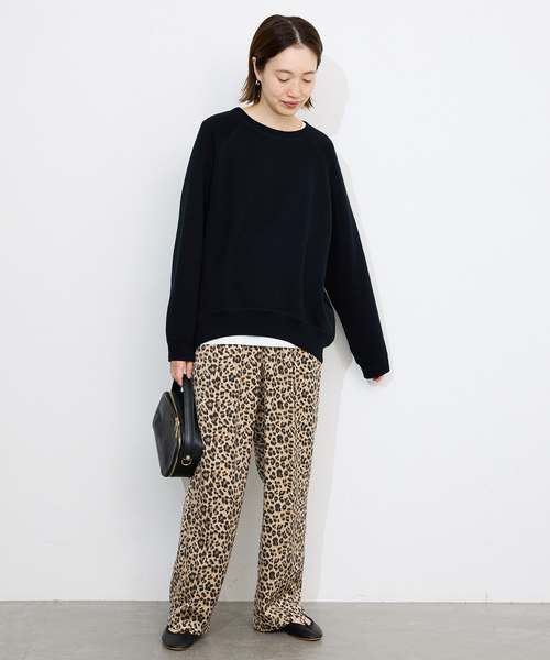 SLOBE IENA（スローブイエナ）の「レオパードイージーパンツ（その他パンツ・レディース・キャメル・36/38）」の2枚目の写真