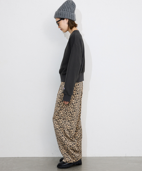 SLOBE IENA（スローブイエナ）の「レオパードイージーパンツ（その他パンツ・レディース・キャメル・36/38）」の6枚目の写真