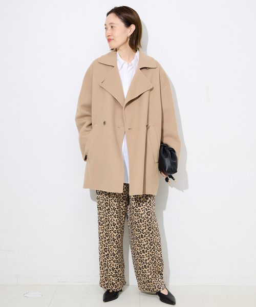 SLOBE IENA（スローブイエナ）の「レオパードイージーパンツ（その他パンツ・レディース・キャメル・36/38）」の10枚目の写真