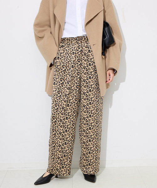 SLOBE IENA（スローブイエナ）の「レオパードイージーパンツ（その他パンツ・レディース・キャメル・36/38）」の14枚目の写真