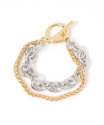 BAYFLOW | レイヤードチェーンブレスレット(ブレスレット)