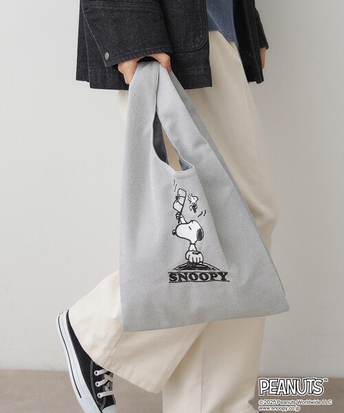 Dessin(デッサン)の「PEANUTSラメBAG(ハンドバッグ・レディース・シルバー/ブラック・00)」の3枚目の写真