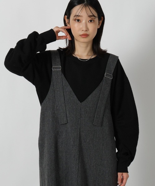 LAKOLE（ラコレ）の「袖シャーリングプルオーバー長袖 / 611711（Tシャツ/カットソー・レディース・パープル/グレー/ブラック・FREE）」の20枚目の写真