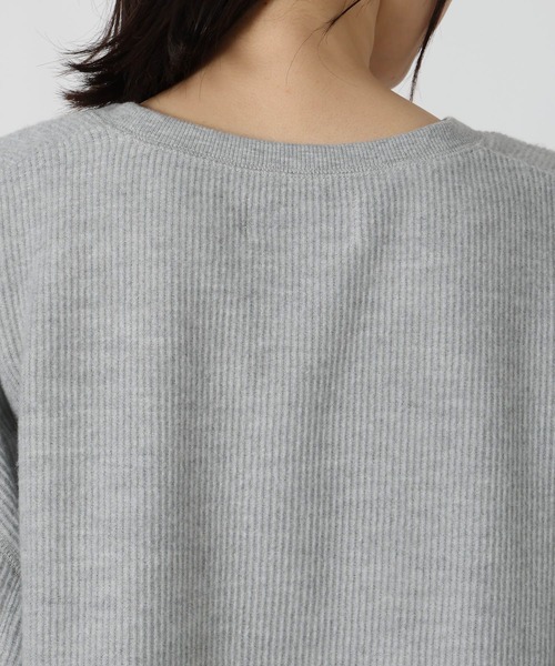 LAKOLE（ラコレ）の「袖シャーリングプルオーバー長袖 / 611711（Tシャツ/カットソー・レディース・パープル/グレー/ブラック・FREE）」の11枚目の写真