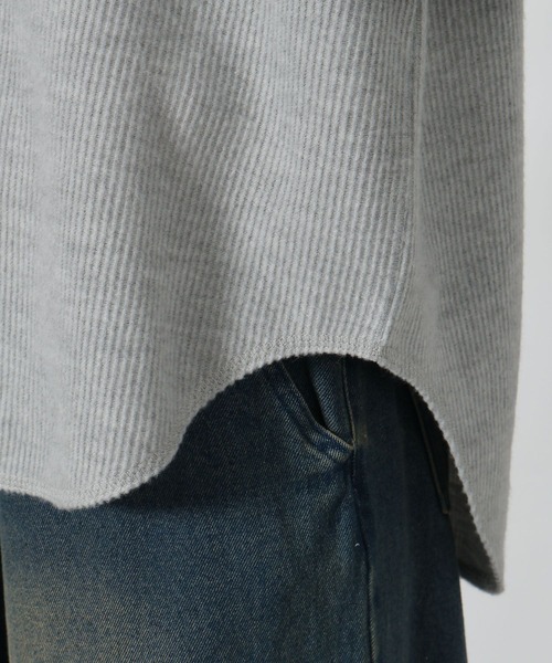 LAKOLE（ラコレ）の「袖シャーリングプルオーバー長袖 / 611711（Tシャツ/カットソー・レディース・パープル/グレー/ブラック・FREE）」の14枚目の写真