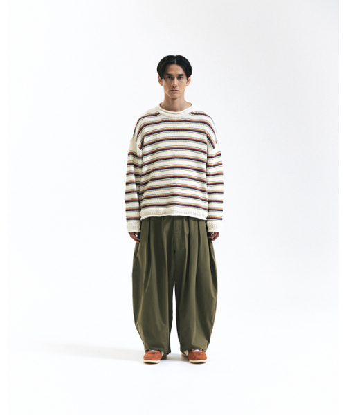 ANGLAN(アングラン)の「Essential Easy Balloon Pants - Khaki(その他パンツ・メンズ・カーキ・FREE)」の3枚目の写真