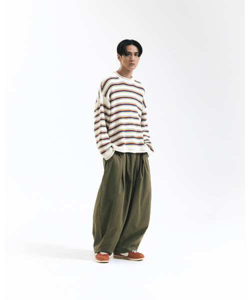 ANGLAN(アングラン)の「Essential Easy Balloon Pants - Khaki(その他パンツ・メンズ・カーキ・FREE)」の2枚目の写真