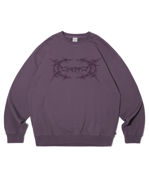CRITIC（クリティック）の「SPIKE WORMHOLE SWEAT SHIRTS PURPLE（スウェット・レディース・その他・MEDIUM/LARGE/X-LARGE）」の2枚目の写真