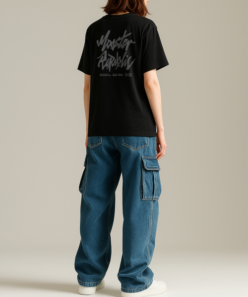 MONSTER REPUBLIC(モンスターリパブリック)の「アセンティックロゴダークグレーTシャツブラック_8125(Tシャツ/カットソー・レディース・その他・LARGE/X-LARGE/SMALL/MEDIUM)」の5枚目の写真