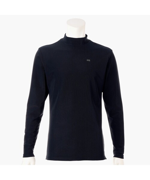 BRIEFING（ブリーフィング）の「【BRIEFING GOLF／ブリーフィングゴルフ】CL MS RIB LS HIGHNECK（Tシャツ/カットソー・メンズ・アイボリー/チャコール/ネイビー・L/M）」の3枚目の写真