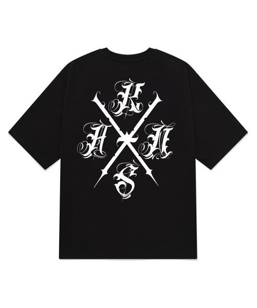 KAN6312(カン6312)の「KGTB0201 カンエックス 20番手 半袖Tシャツ ブラック(Tシャツ/カットソー・メンズ・その他・LARGE/MEDIUM/SMALL/X-LARGE)」の1枚目の写真