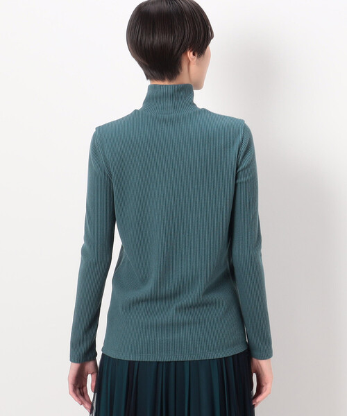 COMME CA（コムサ）の「〔 Sサイズ 〕 ラグウォームリブニット ハイネックプルオーバー（Tシャツ/カットソー・レディース・オフホワイト/ネイビー・5号）」の16枚目の写真