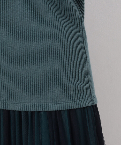 COMME CA（コムサ）の「〔 Sサイズ 〕 ラグウォームリブニット ハイネックプルオーバー（Tシャツ/カットソー・レディース・オフホワイト/ネイビー・5号）」の19枚目の写真