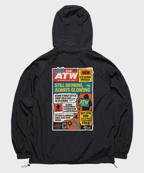 ARTISTWEAR（アーティストウェア）の「[ATW]ソルドアウトフード風防（ナイロンジャケット・レディース・ブラック・MEDIUM/LARGE/X-LARGE/2XL）」の8枚目の写真