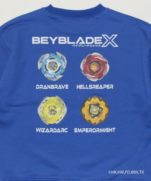 GLAZOS（グラソス）の「【SKIT0LY】【BEYBLADE X】アソートトレーナー（スウェット・キッズ・ブルー/ブラック/ネイビー/トップグレー・140cm/130cm/120cm/110cm/100cm）」の11枚目の写真