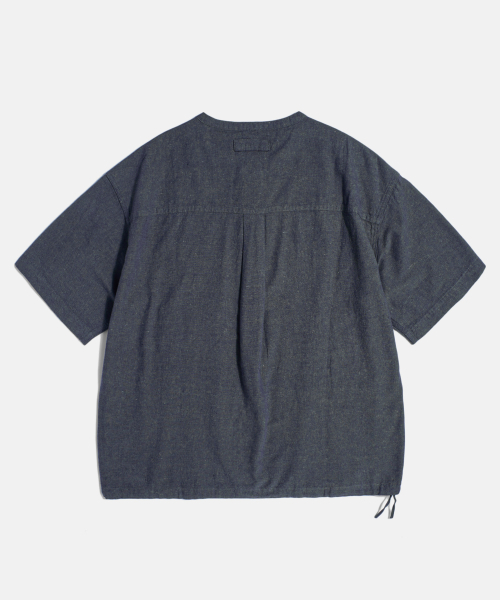 ESPIONAGE(エスピオナジ)の「Cotton Ramie S/S Henley Shirt Navy(シャツ/ブラウス・レディース・その他・LARGE/X-LARGE/MEDIUM)」の7枚目の写真