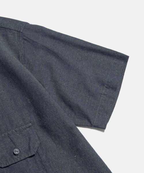 ESPIONAGE(エスピオナジ)の「Cotton Ramie S/S Henley Shirt Navy(シャツ/ブラウス・レディース・その他・LARGE/X-LARGE/MEDIUM)」の10枚目の写真