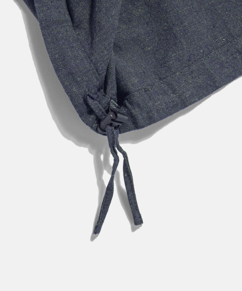 ESPIONAGE(エスピオナジ)の「Cotton Ramie S/S Henley Shirt Navy(シャツ/ブラウス・レディース・その他・LARGE/X-LARGE/MEDIUM)」の5枚目の写真