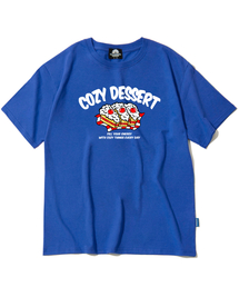 コージーケーキ グラフィックTシャツ - ブルー