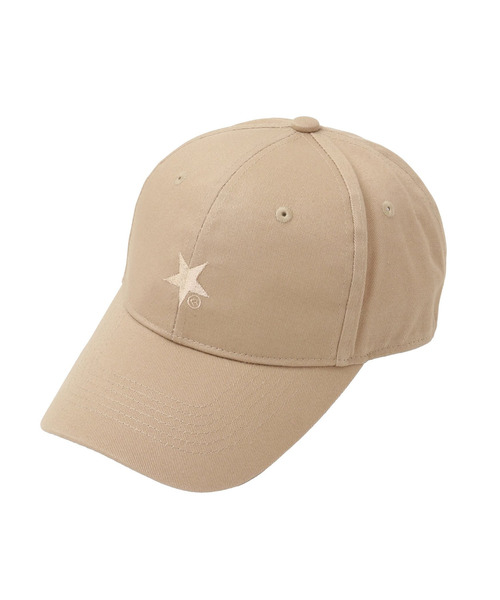 CONVERSE TOKYO(コンバーストウキョウ)の「DIAGONAL STAR★ CAP (BIG BRIM)(キャップ・レディース・オフホワイト/ブラック/ベージュ/ネイビー・FREE)」の3枚目の写真