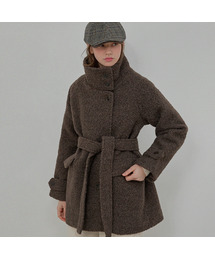 Neutral mood boucle coat_2 Colors