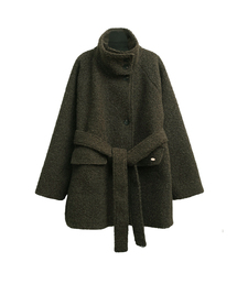 Neutral mood boucle coat_2 Colors