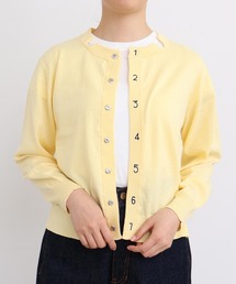 I am I in fact...（アイアムアイインファクト）の「コットン数字刺繍　クルーカーディガン（カーディガン/ボレロ）」