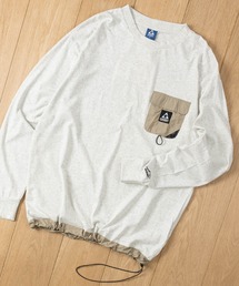 【ag】〔GERRY/ジェリー〕ナイロンデザインポケット ロングスリーブ Tシャツ