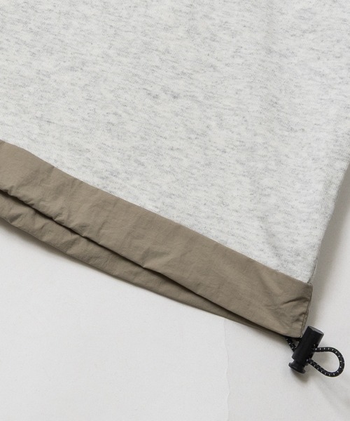 GERRY(ジェリー)の「【ag】〔GERRY/ジェリー〕ナイロンデザインポケット ロングスリーブ Tシャツ(Tシャツ/カットソー・メンズ・ブラック系1/ライトグレー系2/ブラック系2/ライトグレー系1/ホワイト系1/ホワイト系2・MEDIUM/LARGE)」の12枚目の写真
