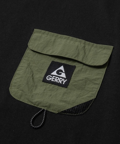 GERRY(ジェリー)の「【ag】〔GERRY/ジェリー〕ナイロンデザインポケット ロングスリーブ Tシャツ(Tシャツ/カットソー・メンズ・ブラック系1/ライトグレー系2/ブラック系2/ライトグレー系1/ホワイト系1/ホワイト系2・MEDIUM/LARGE)」の16枚目の写真